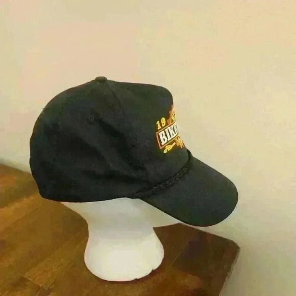 1999 BIKE WEEK BIKER MYRTLE BEACH BALL CAP SNAPBACK BLACK VINTAGE Motorcycle - Picture 7 of 13
